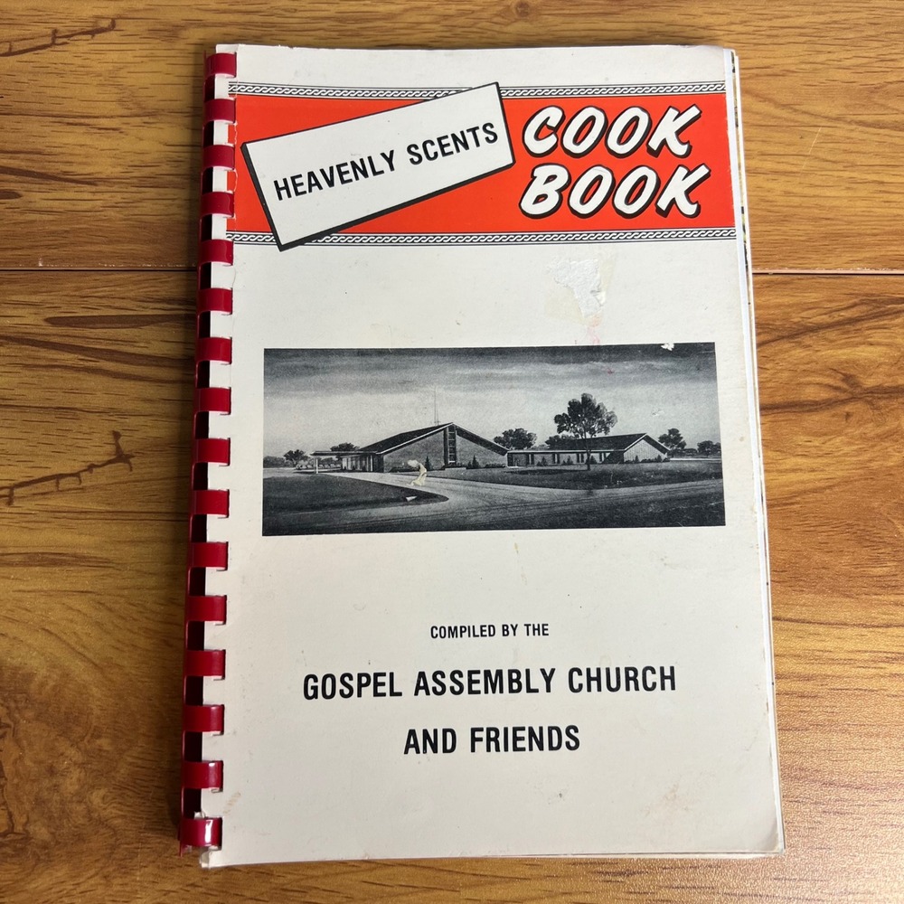 Gospel Assembly Church Cookbook 1978‎ Wichita Kansas Vintage Spiral Bound